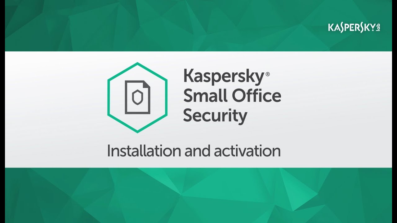 kaspersky small office security installation